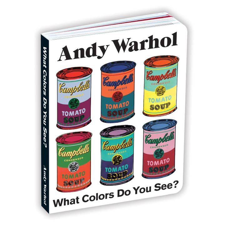 Chronicle Books - Wholesale Book - Kids - Andy Warhol What Colors Do You See? Board Book