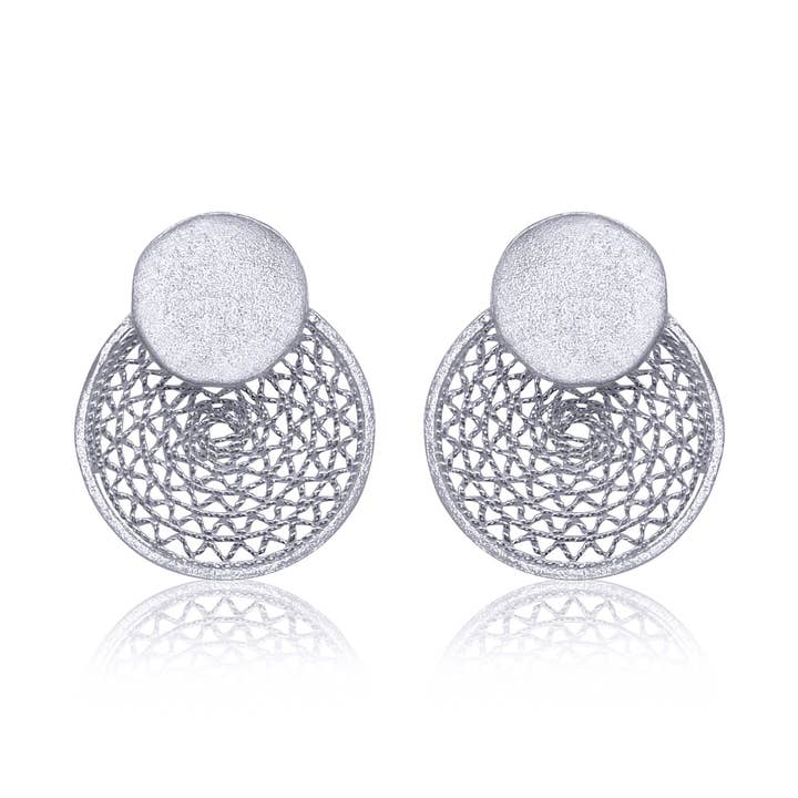 BLANCH SØLVSTIFTØRERINGE FILIGRAN for engroshandel hos Olmox - Fine Filigree Jewelry