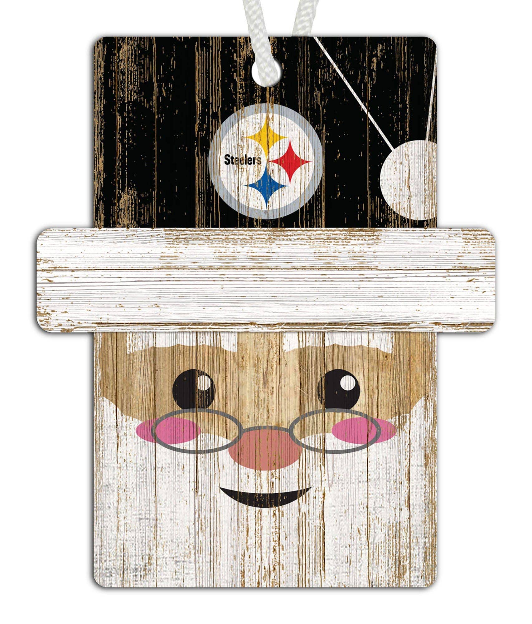 Fan Creations - Wholesale Ornament - Pittsburgh Steelers Santa Ornament0