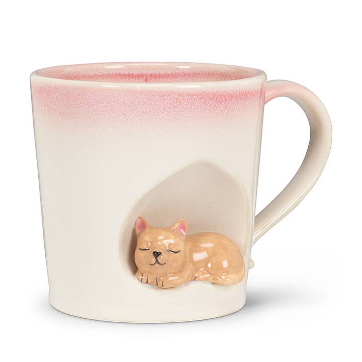 Abbott - Wholesale Coffee Mug - Ombre Taper Mug with Cat-4"H(14oz)1