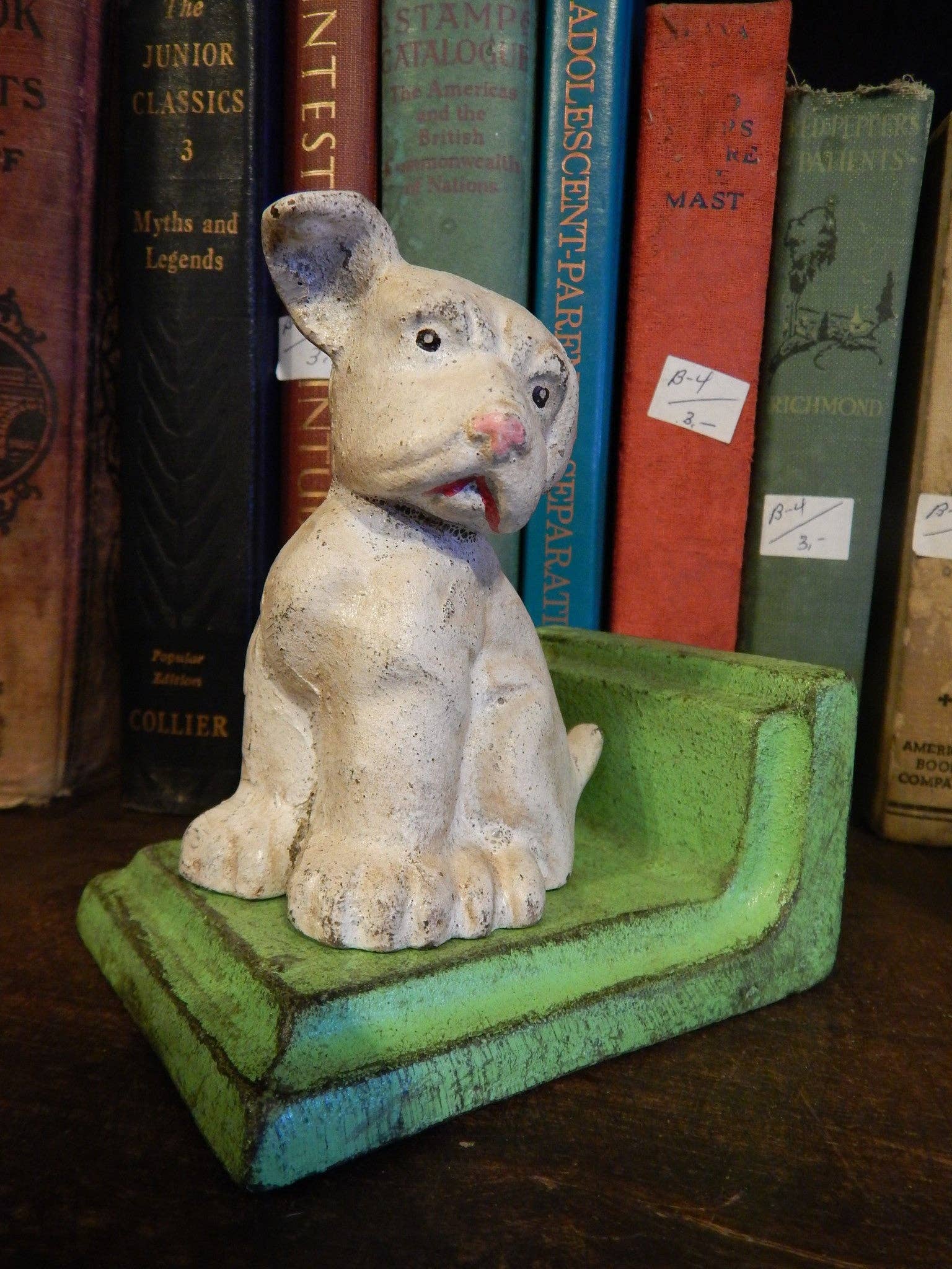 Repro Depot - Wholesale Bookend - Bookends -Cast Iron Pair Vintage Dogs4