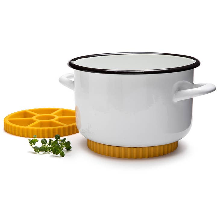 Pasta Shaped Trivet For Serving Hot Pots | Rotelle for wholesale by Monkey Business Design USA LLC