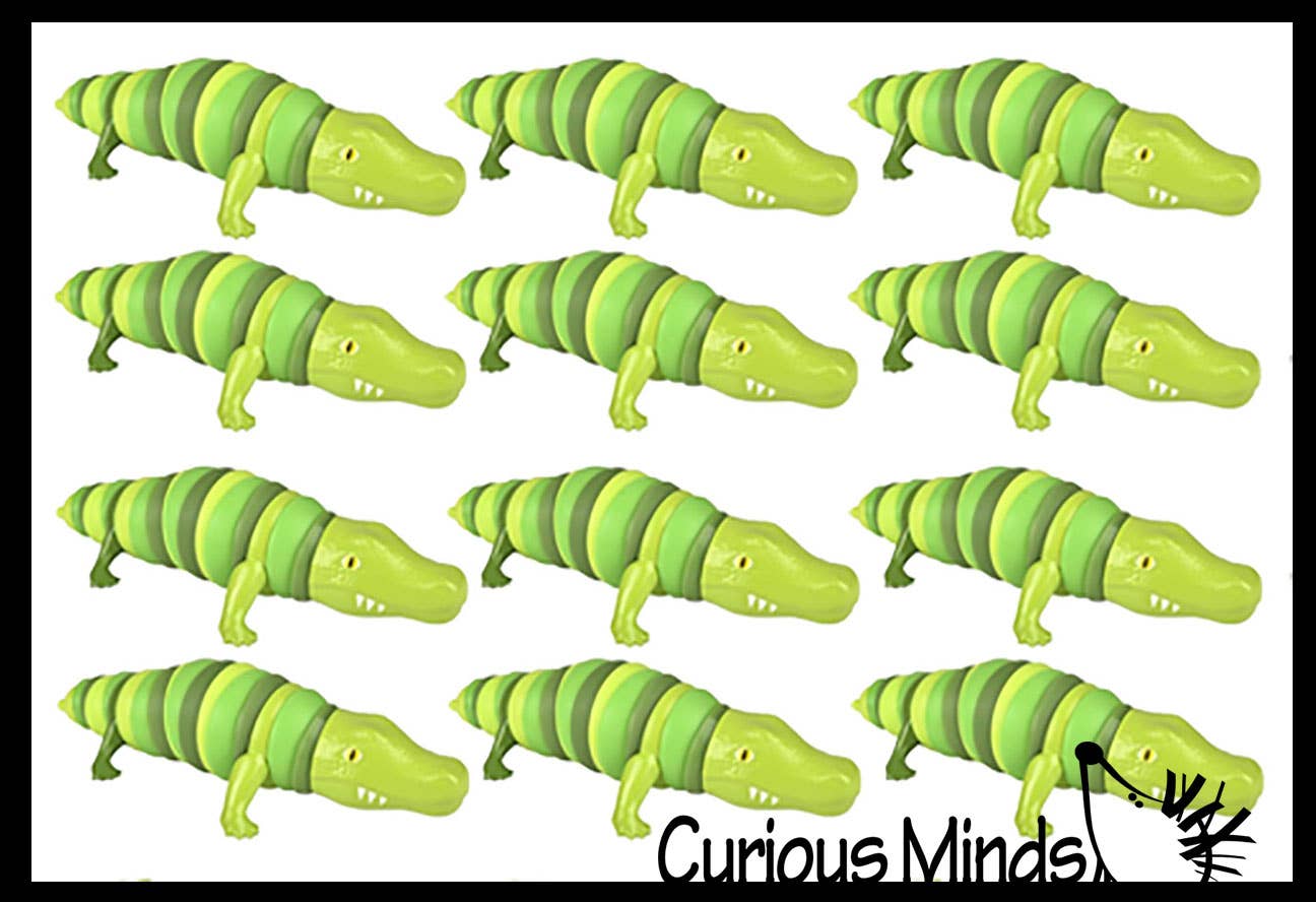 Curious Minds Toys - Wholesale Fidget Toy - Kids - 1 Alligator Wiggle - Gator Crocodile Reptile Large6