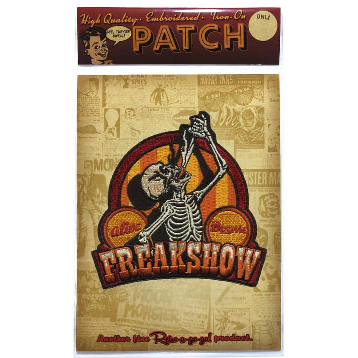 Retro-a-go-go! – Großhandel Aufnäher – Freakshow-Patch