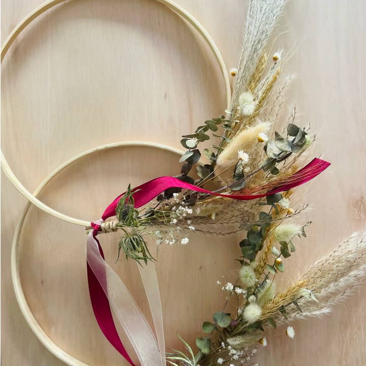 In Full Bloom – wholesale DIY craft kit – Dried flower wreath making kits