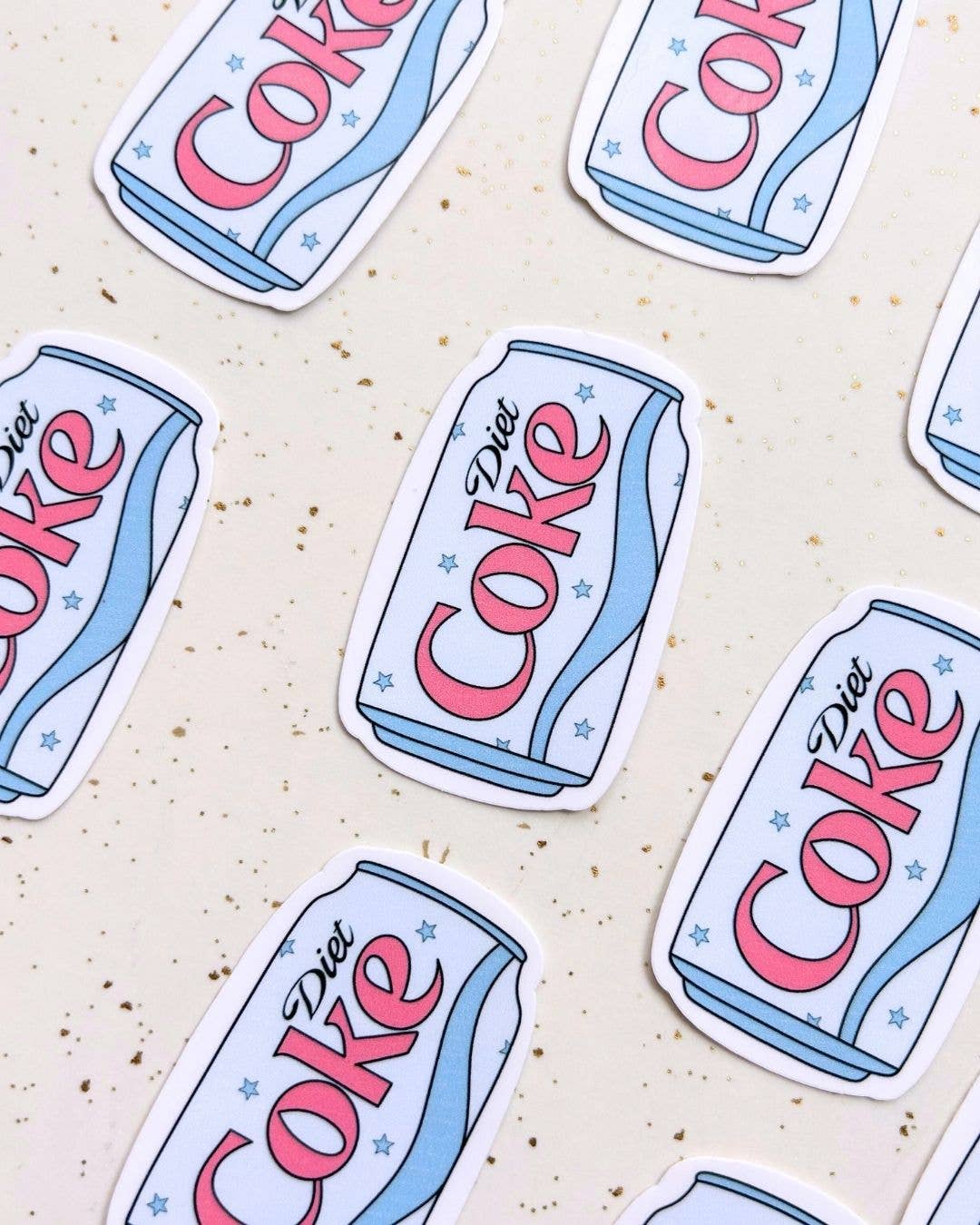Happyish Brand - Wholesale Sticker - Diet Coke Can - Diet Coke Pop Sticker - Pop Culture Food1