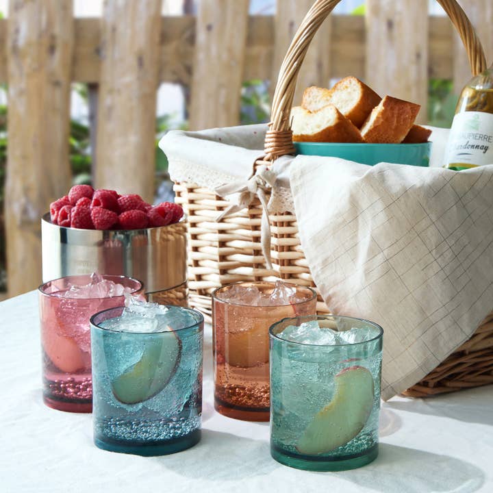 The Wine Savant / Khen Glassware - Wholesale Cocktail/Liquor Glass - Acrylic Shatterproof Drinking Glasses Set of 4