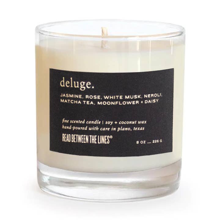 Deluge Candle for wholesale by Read Between The Lines®
