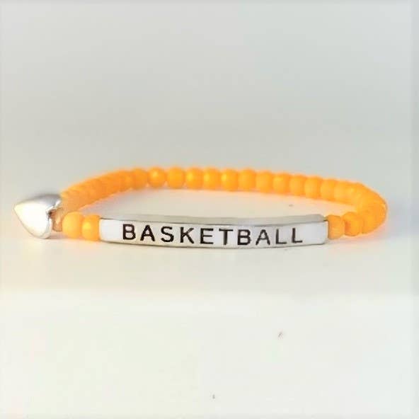 Bracelet sport amour BASKETBALL pour la vente par METAL MONK