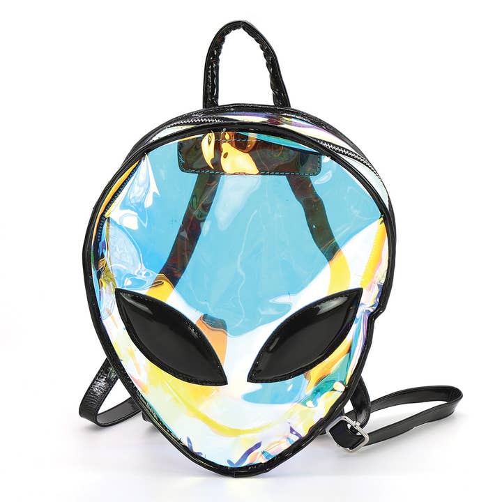 COMECO INC - Wholesale Backpack - Women's - Transparent Alien Head Backpack