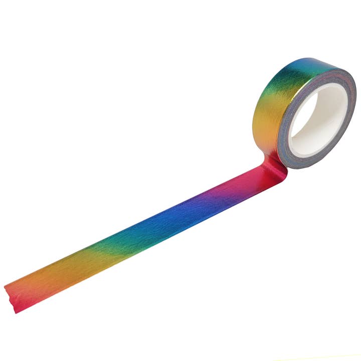 Regnbåge folie Washi Tejp för wholesale av beve!