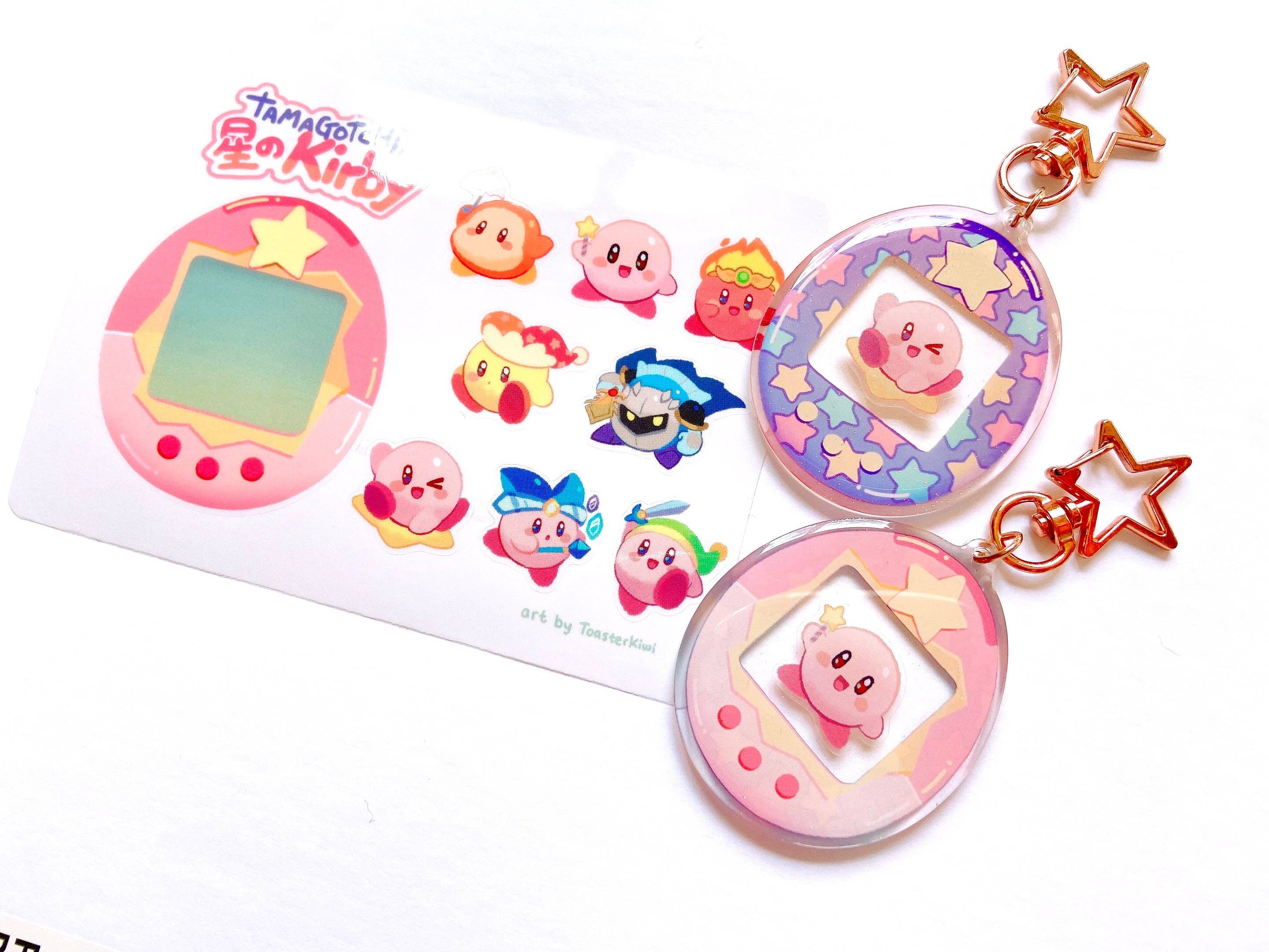 ToasterKiwi - Wholesale Keychain - Kids - Custom Tamagotchi Set [Kirby]5