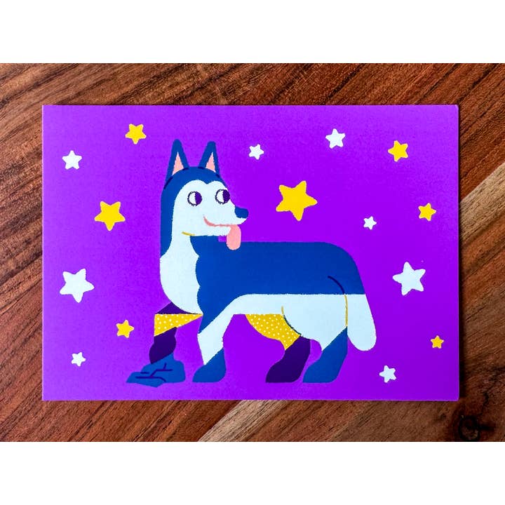 Starry Sky Husky for wholesale by Wug Prints