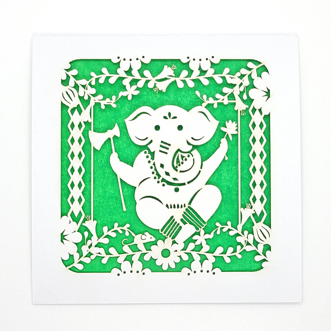 two hermanas - Wholesale Everyday Greeting Card - Ganesh - mover of obstacles laser cut cards4