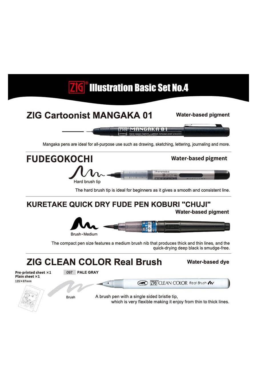 Chartpak, Inc. - Wholesale Art Set - Kids & Baby - Zig® Illustration Drawing Sets4