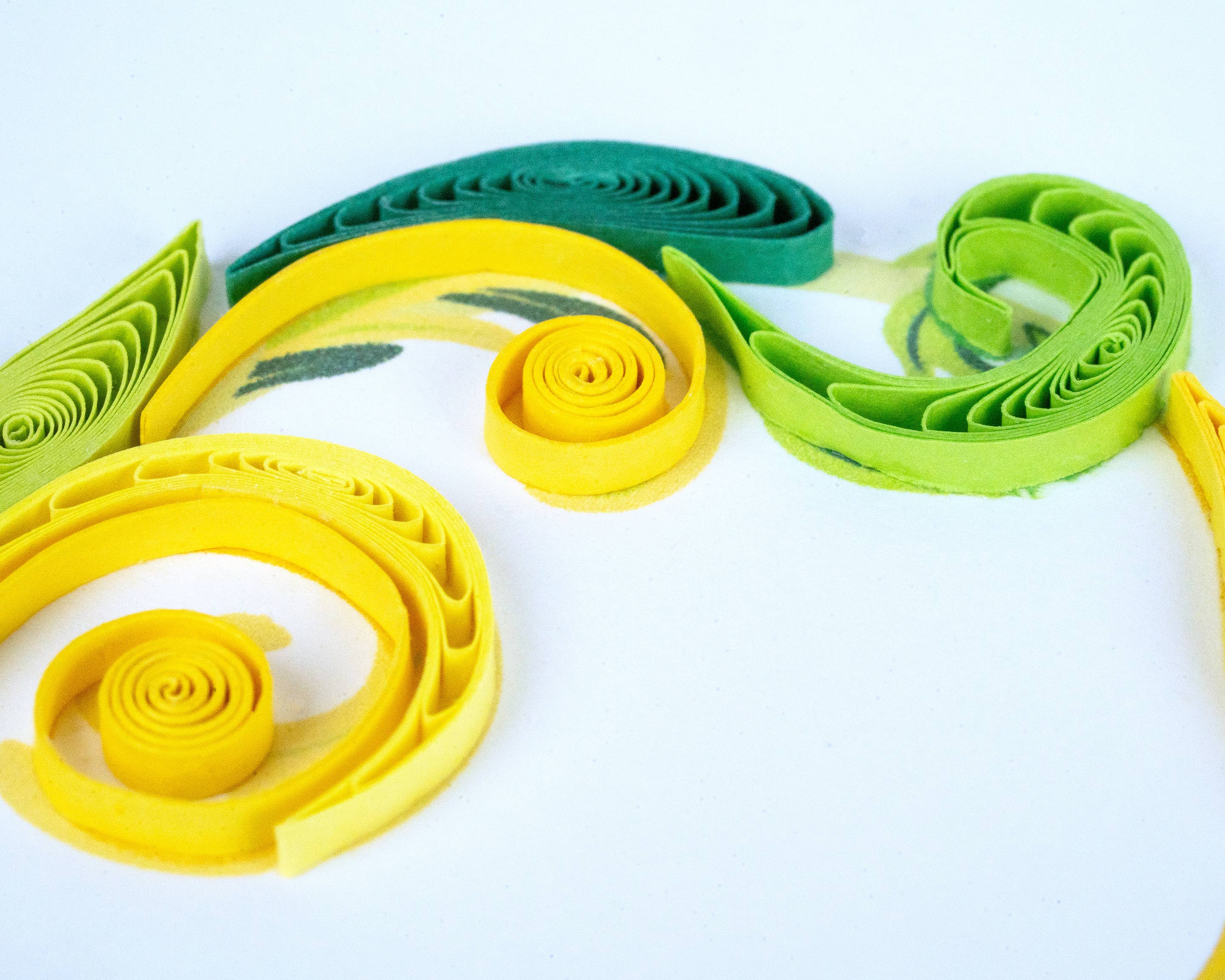 Quilling Card – postal de aniversário por atacado – Cartão Quilled 50º Aniversário de Casamento2