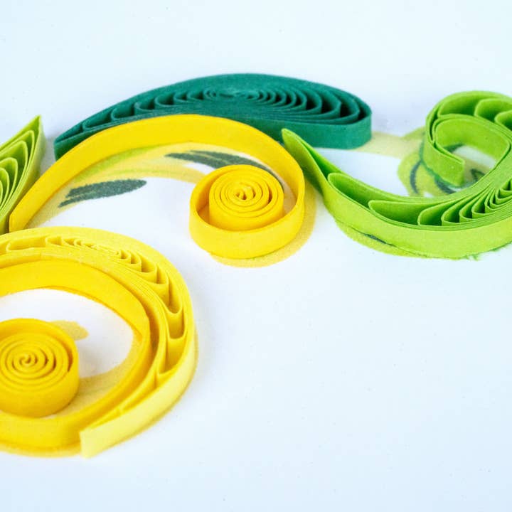 Quilling Card - Wholesale Anniversary Card - Quilled 50th Wedding Anniversary Card2