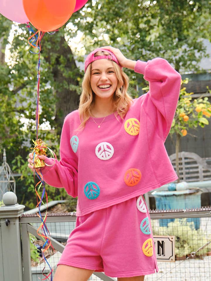 32787SET - Pullover Top with Matching Shorts Set for wholesale by Blue B