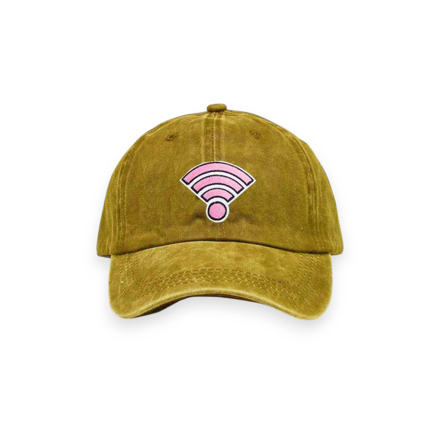 LA Jewelry Plaza - Wholesale Baseball Cap - Women's - Wifi Iconic Patch Vintage Cotton Cap2