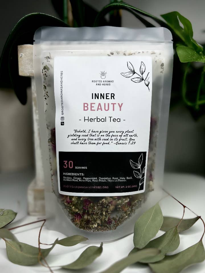 Beleza interna Herbal Blend Chá Solto por atacado de Rooted Aromas and Herbs