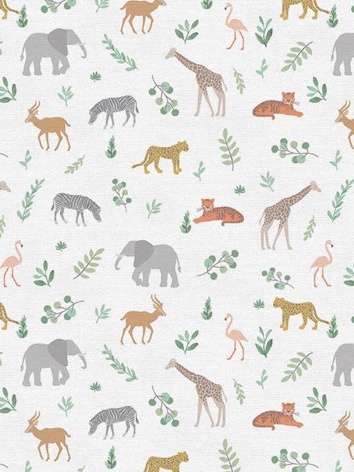 Baby Animals in Cotton - Custom Made Fitted Sheet for wholesale by Wendy Anne
