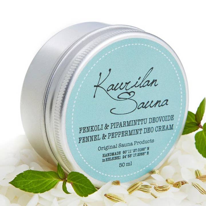 Fennel & Peppermint Original Deocream 50ml for wholesale by Kaurilan Sauna