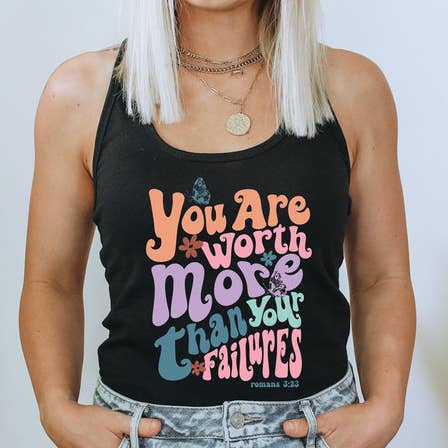 U bent meer dan uw fouten DTF Heat Transfer voor wholesale door Trendy Transfers