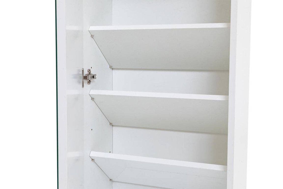 Gruppo F.T - Wholesale Shoe Rack - WELLINGTON shoe rack with melamine mirror and glass4