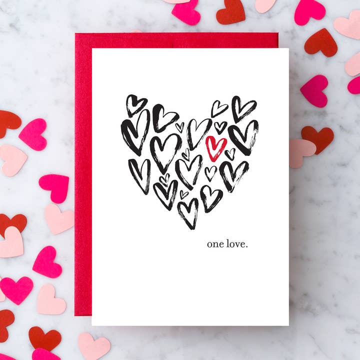 One Love Gratulationskort för wholesale av Design With Heart