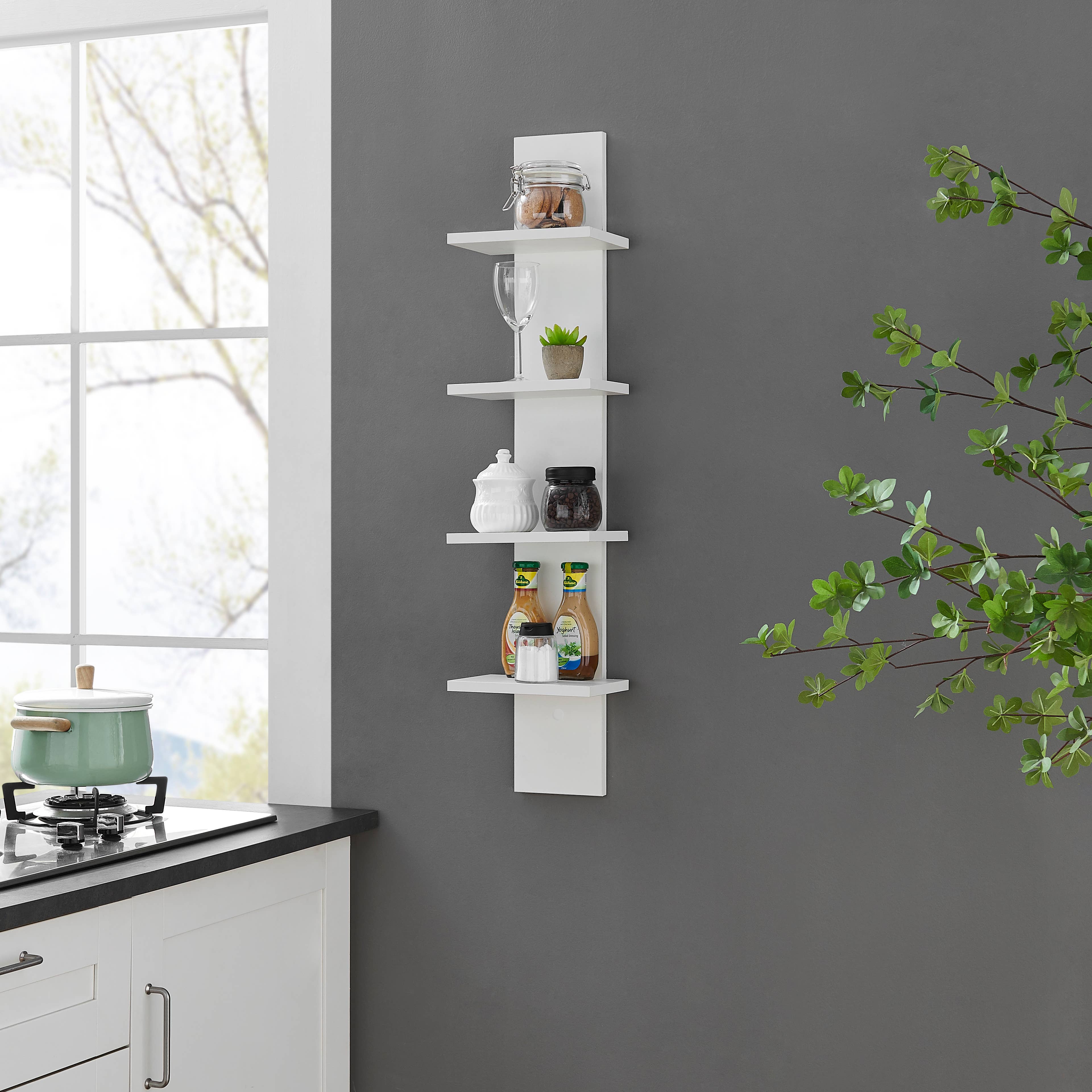 Danya B - Wholesale Wall Mounted Shelf - Arica Utility Column 4-Tier Spine Wall Shelves31