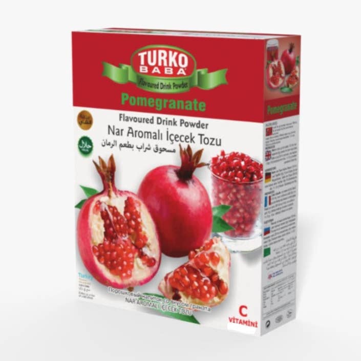 TURKOBABA Professional Pomegranate Flavored Drink Powder - 500g for wholesale by Aladdin