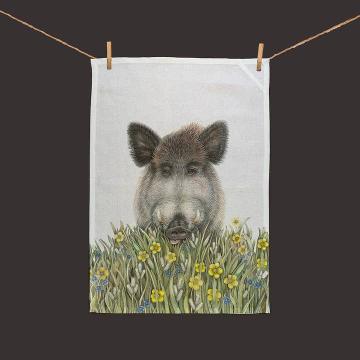 Wolfgang - Kitchen towel 50% linen 50% cotton for wholesale by Charlotte Nicolin