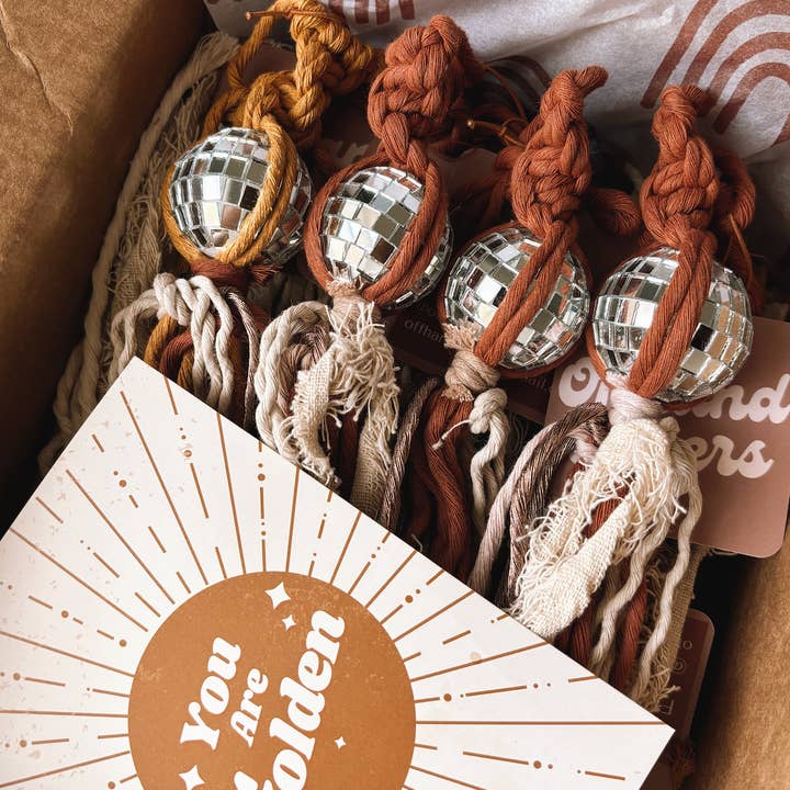 Offhand Fibers - Vendita all'ingrosso Ciondolo decorativo per auto - Unisex - Ciondolo per Auto a Forma di Mini Palla da Discoteca - Calze della Befana, Regali8