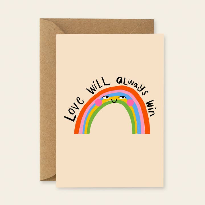 Love Wins Card for wholesale by yaya studio