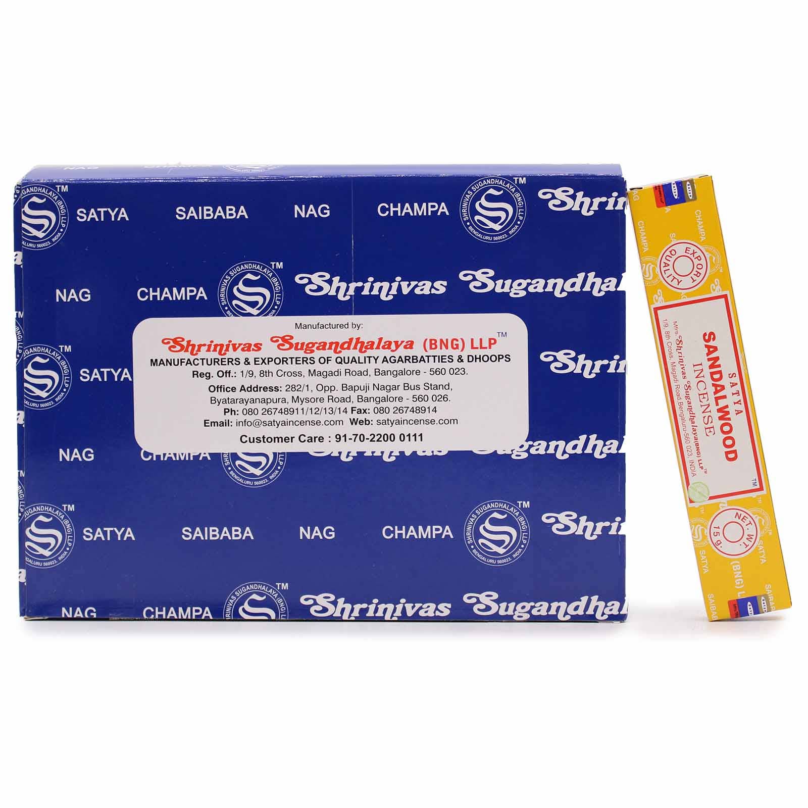 Ancient Wisdom – wholesale Incense – Satya Assorted Incense 15 gms in Display Box1