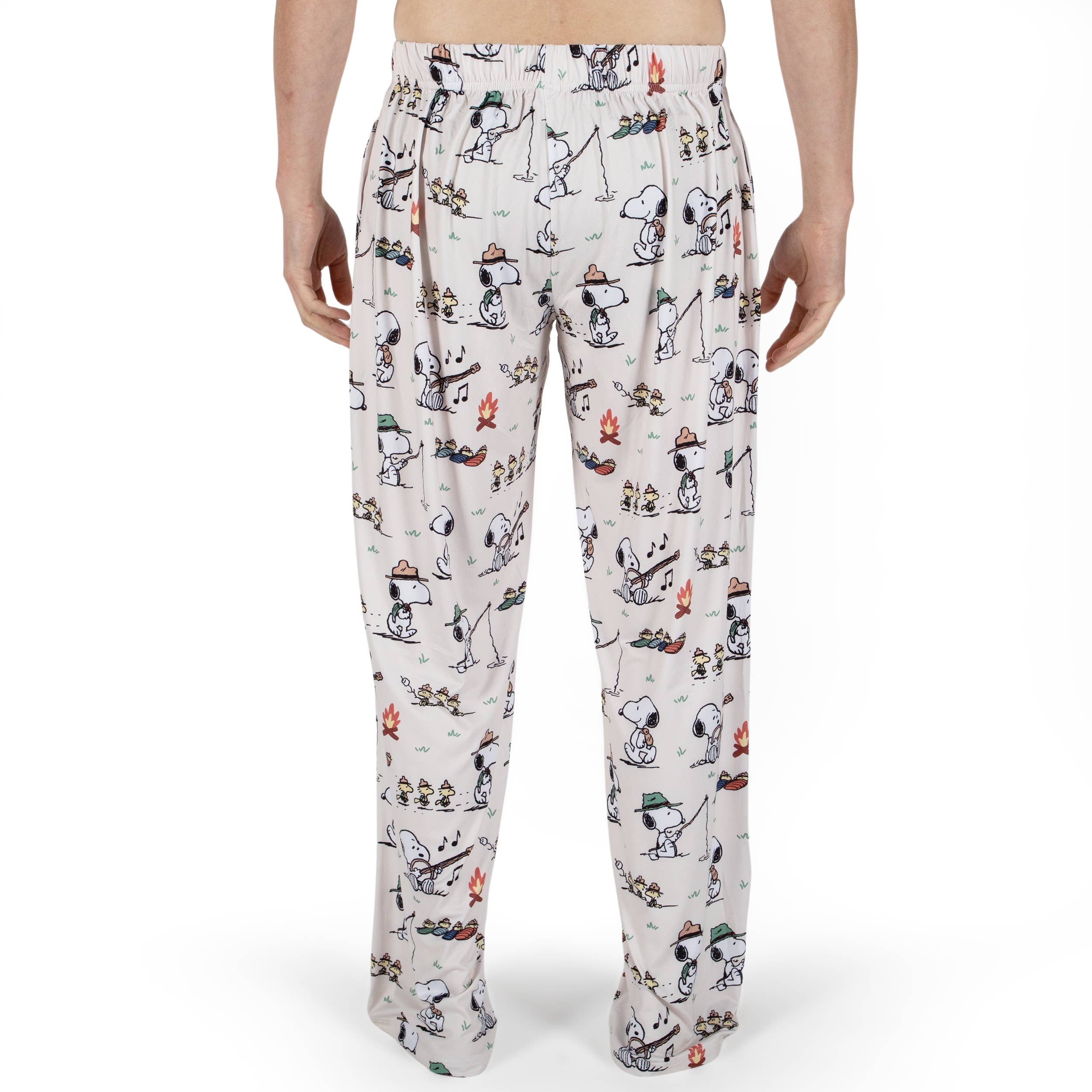 BRIEF INSANITY – Engroshandel Pyjamasunderdel - Unisex – Snoopy Camping Badge Pyjama-loungebukser4