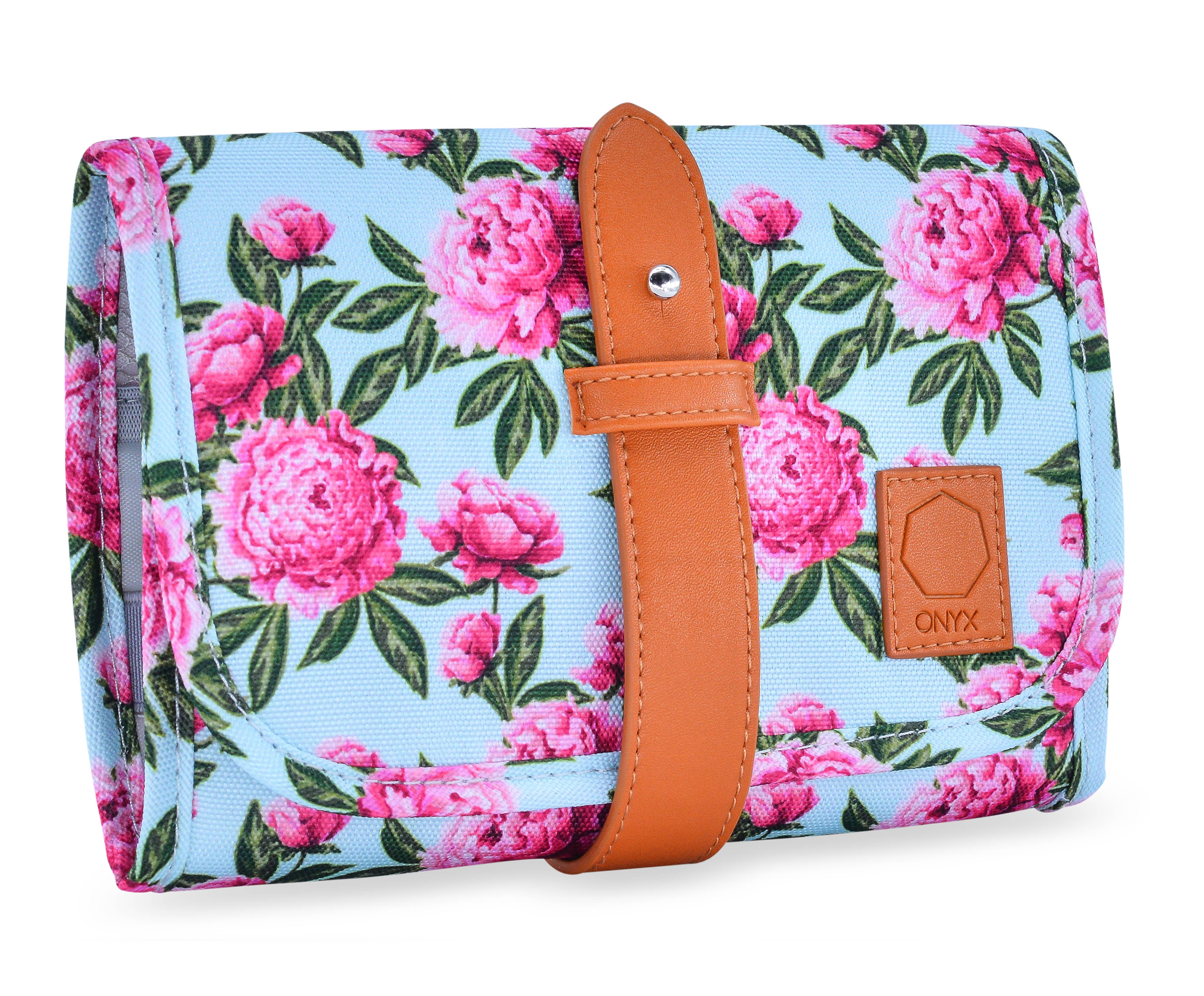 Onyx Outfitters NW - Wholesale Travel Set - Floral Electronics Organizer Travel Bag - Travel Accessories1