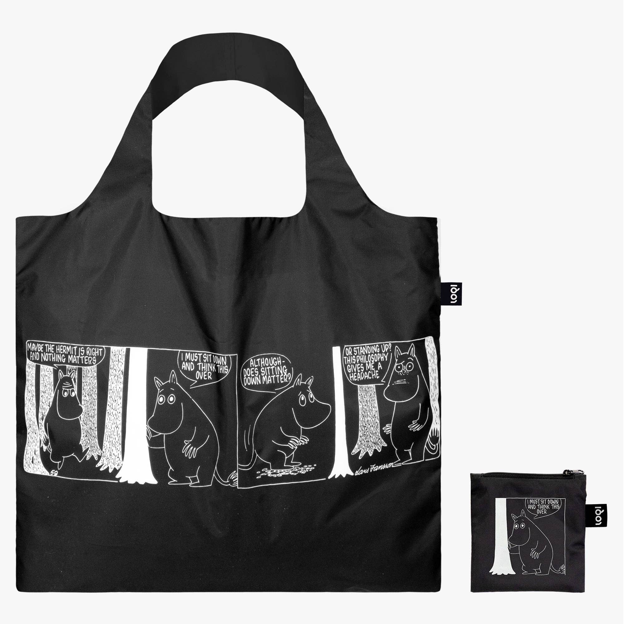 LOQI - Wholesale Tote Bag - Unisex - MOOMIN Comic Adventures Recycled Bag1