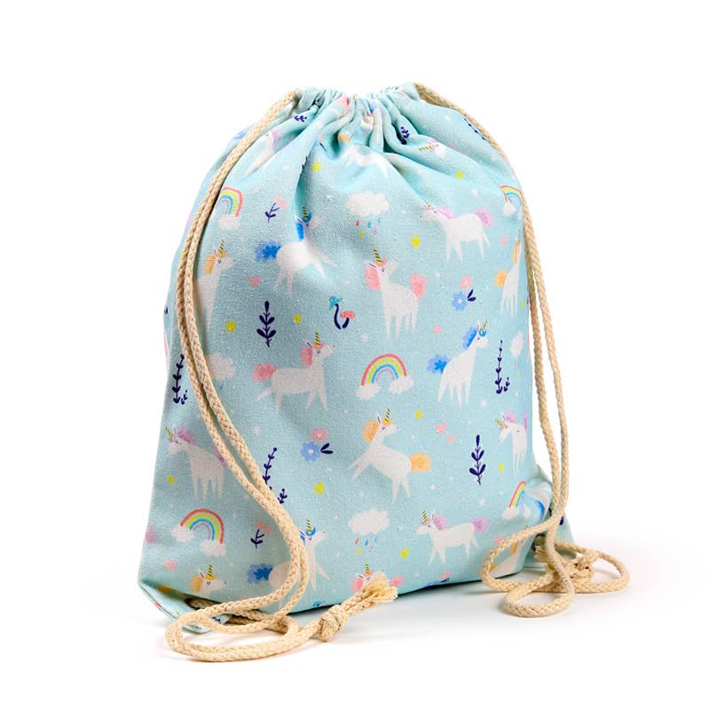 Puckator Ltd – wholesale Backpack – Child – Unicorn Magic Canvas Drawstring Bag4