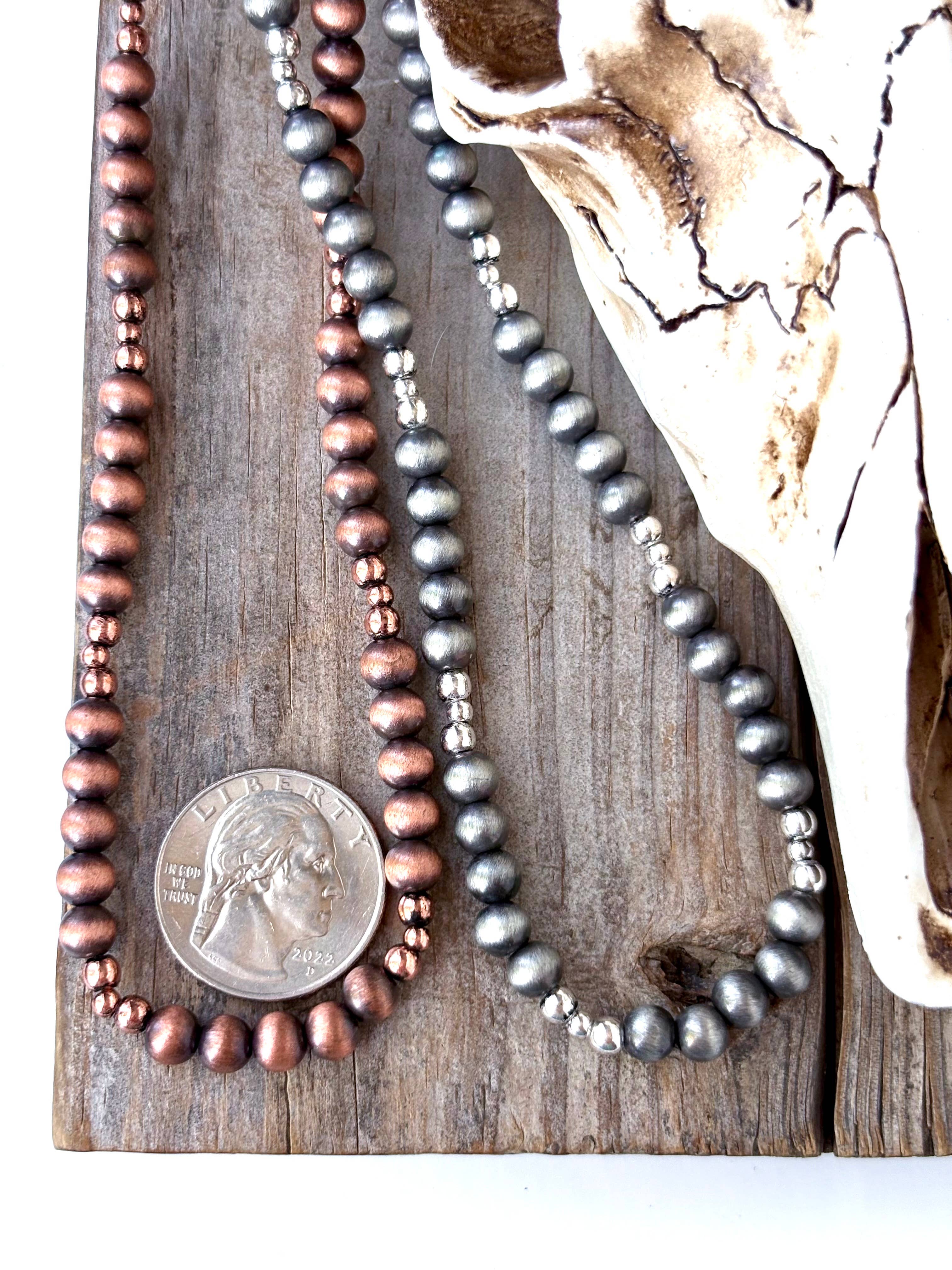 Boho Ranch Shop - Vente Colliers à pendentif - Collier de perles Navajo style occidental3