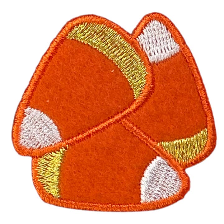 Halloween Candy Corn, Treats, Embroidered Iron on Patch for wholesale by Wholesale Applique