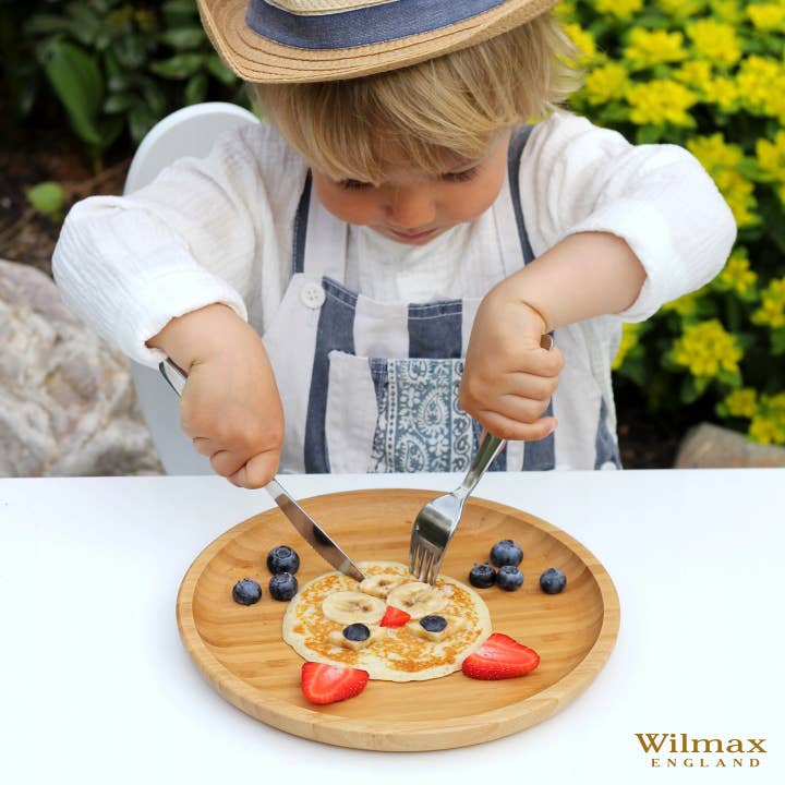 Wilmax Europe - Venta al por mayor Conjunto de cubiertos - Niños y bebés - Juego de cubiertos para niños en caja de regalo WL‑999901/4G