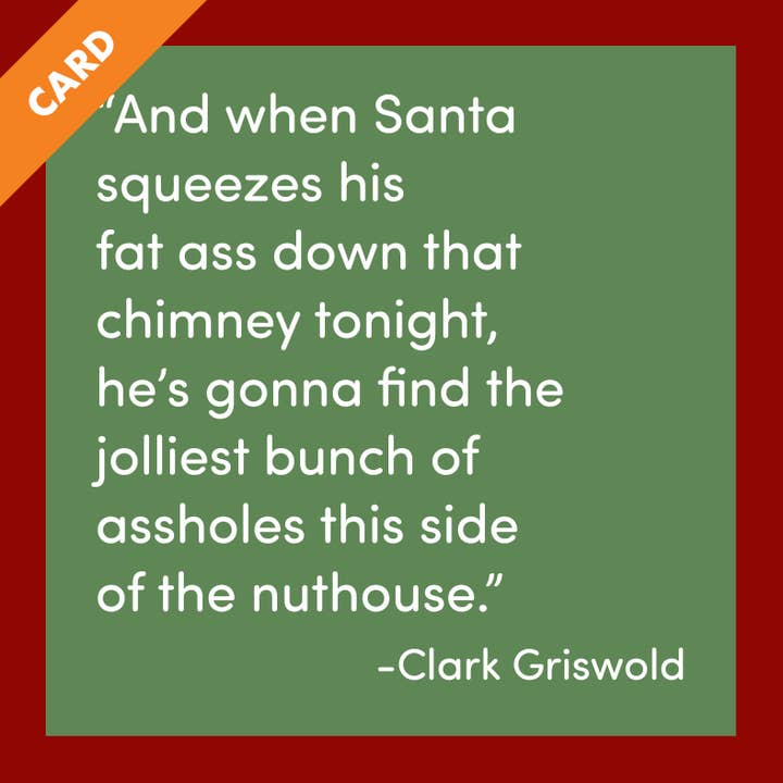 TARJETA Clark Navidad | Regalo Divertido | Tarjetas de Felicitación Kitsch para venta al por mayor de Drinks on Me