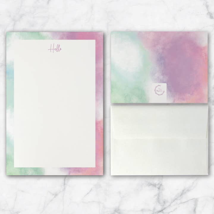 Set de papeterie - Cotton Candy pour la vente par 3/2 Paper Co.