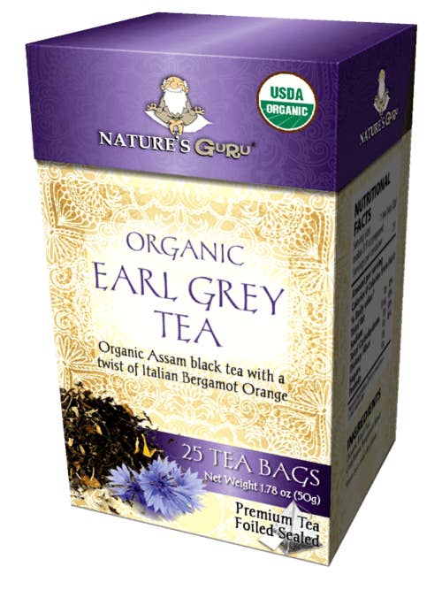 Organic Tea Bags - Earl Gray for wholesale by Nature's Guru