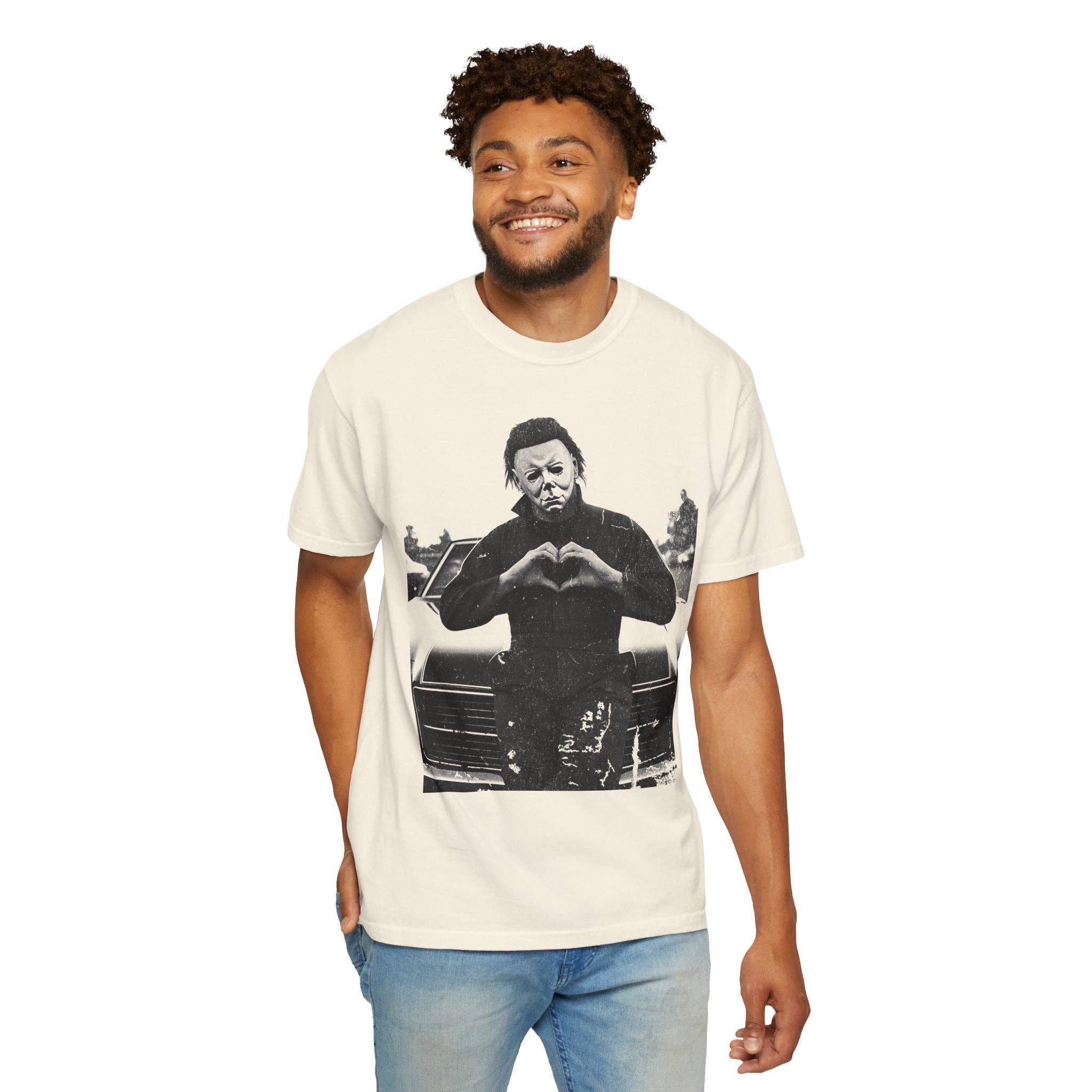 KILLER RETRO - Wholesale Screen Printed T-Shirt - Unisex - Retro Michael Myers Vintage T-shirt.4