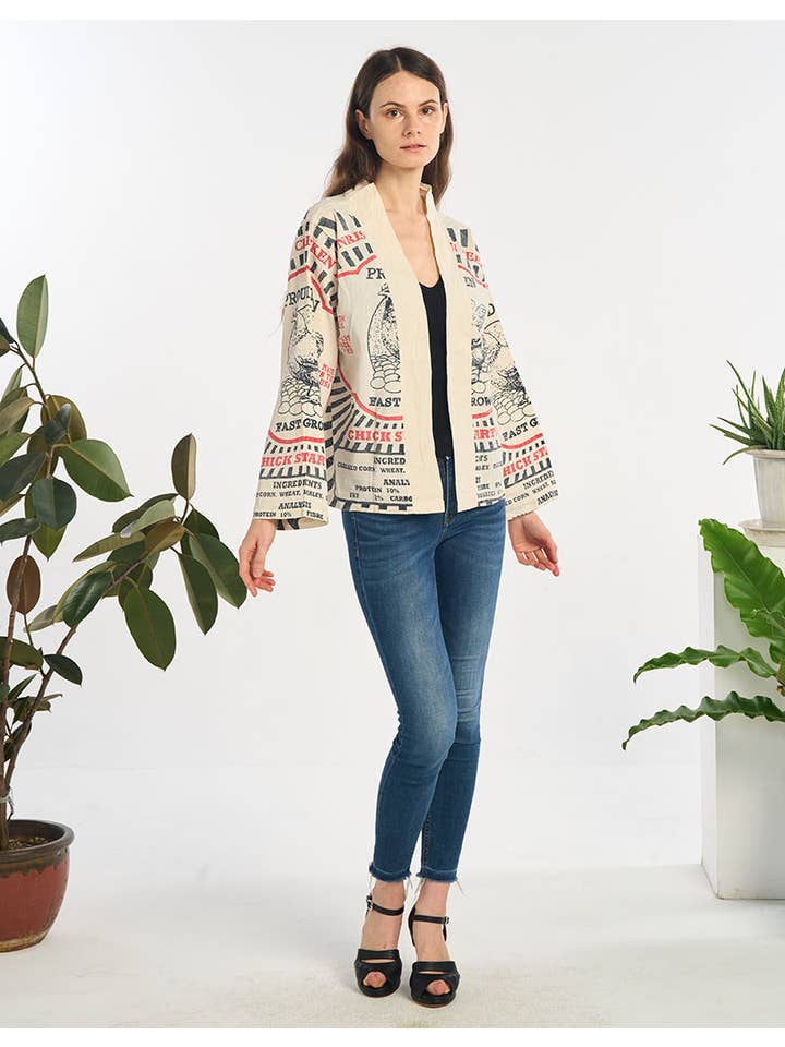 Kathmandu Imports - Wholesale Cardigan - Women's - WOMENS CLOTHING-COTTON CARDIGAN (TH-1934)
