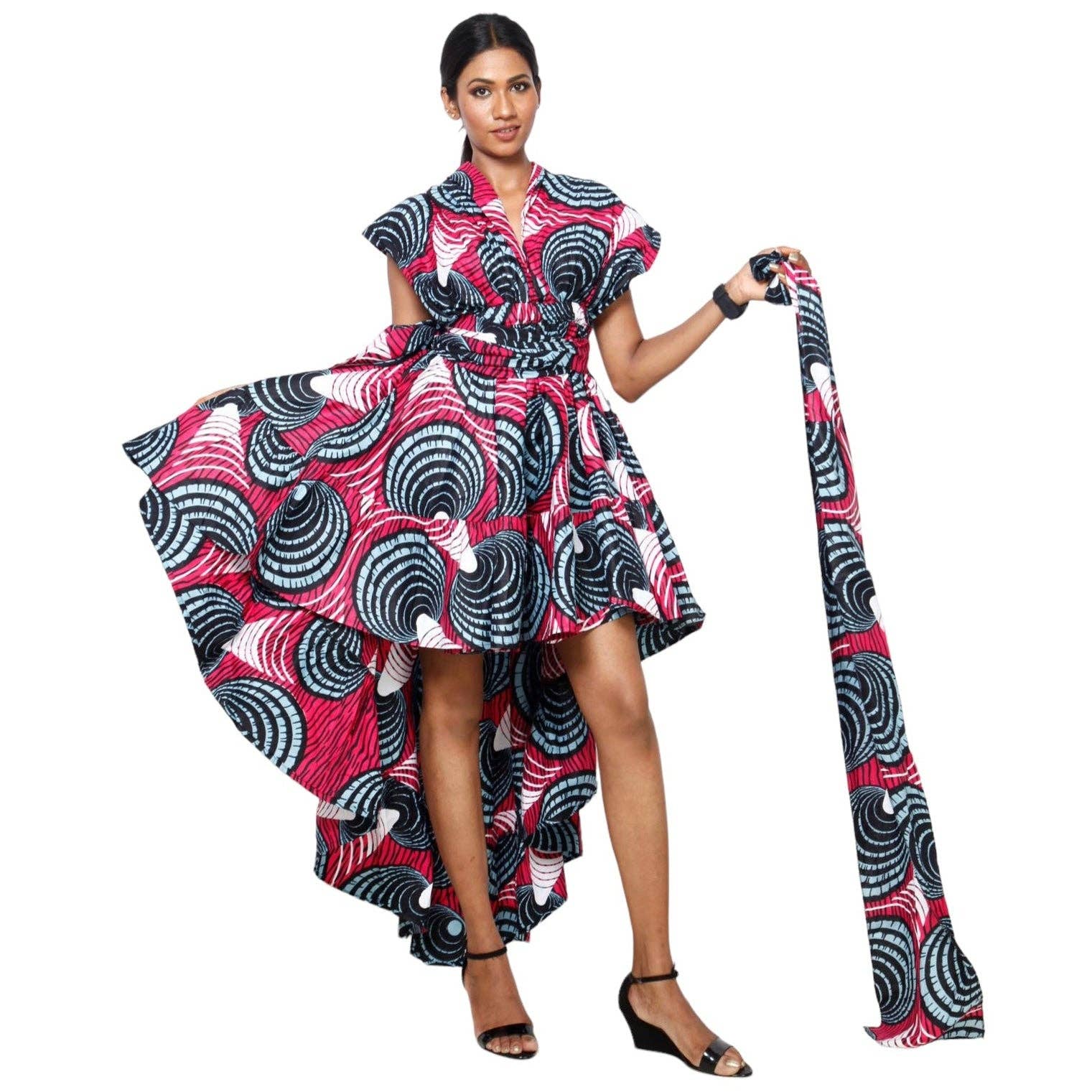 African Stars - Wholesale Dress - Women's - Women's Skirt/Dress Multi Wear Style -- FI-313647