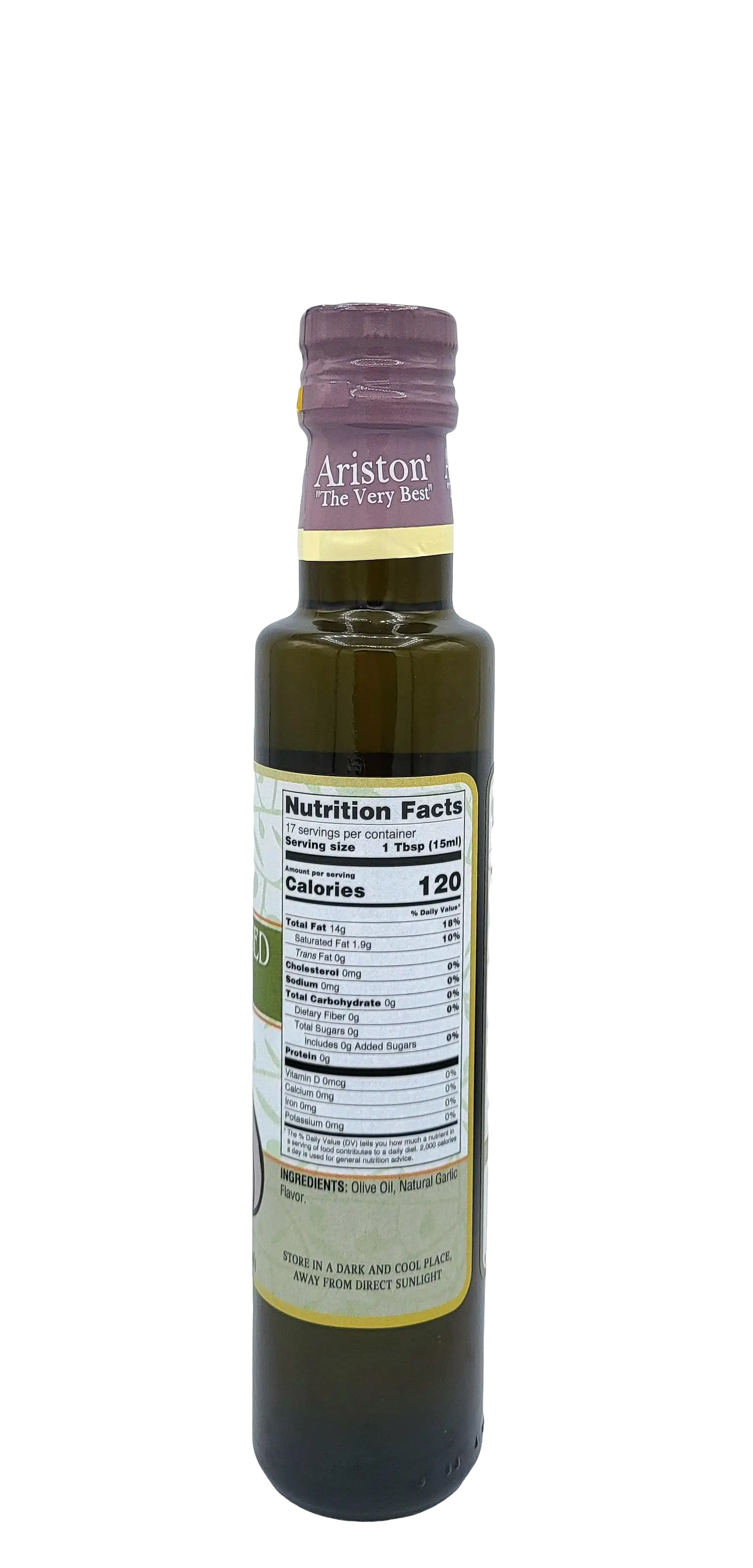 Ariston Specialties - Wholesale Olijfolie - Ariston Garlic Infused Olijfolie 8,45 oz6