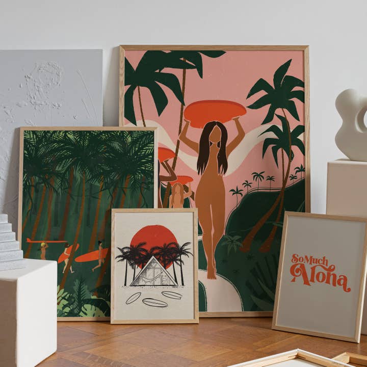 Sunday Arvo Surf Club - Vente Affiche d'art - Balerfornie2